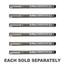 Artline Drawing System Pen 12pcs (Black)