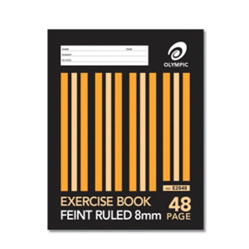  Cuaderno de ejercicios olímpico con rayas de 8 mm (paquete de 20)